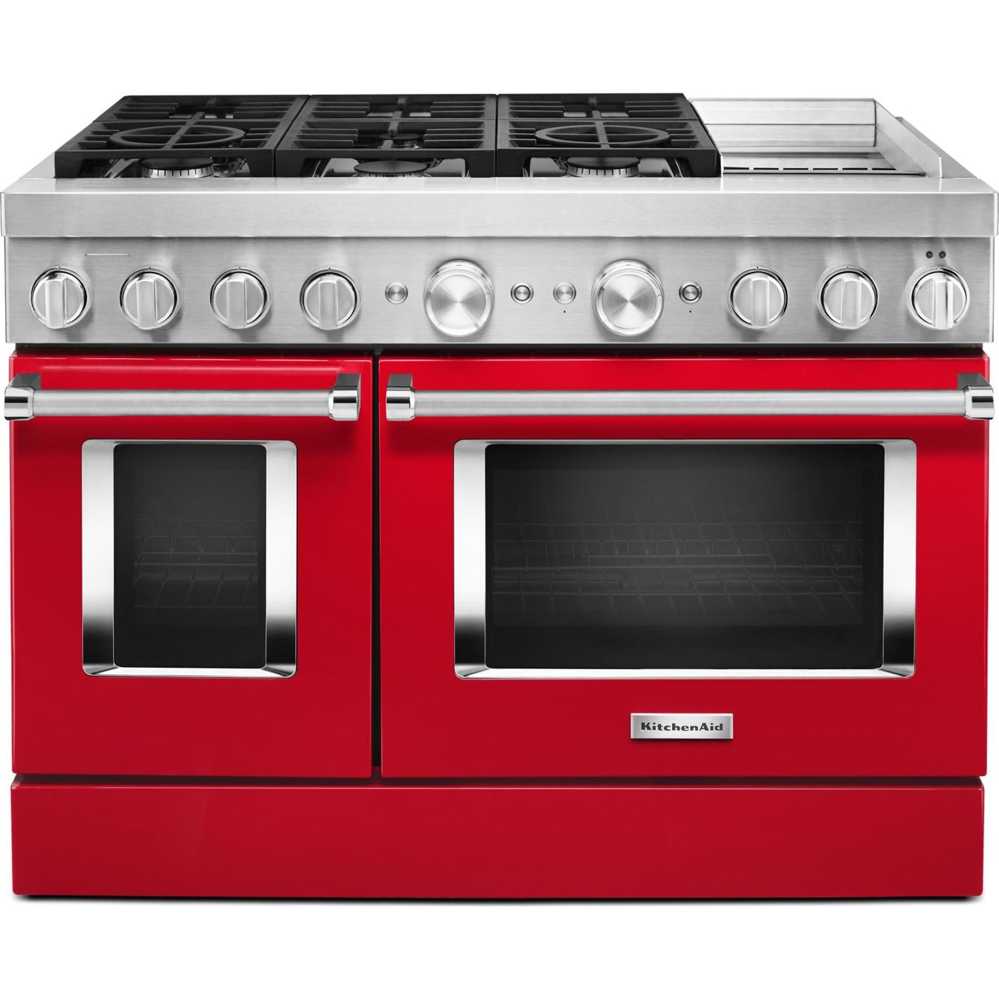 KitchenAid Dual Fuel Range (KFDC558JPA) - Passion Red