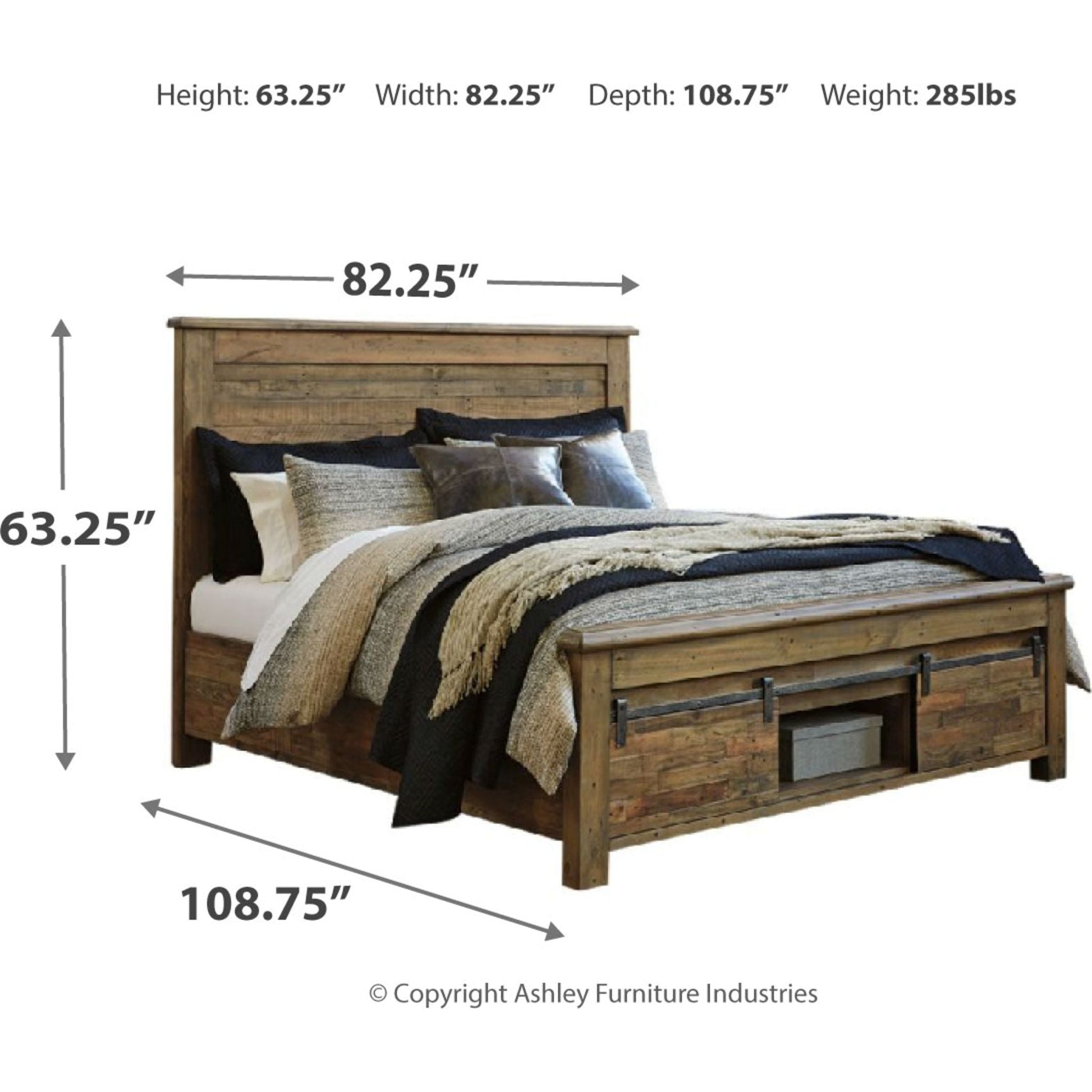 Sommerford 5 Piece Bedroom Package - Brown