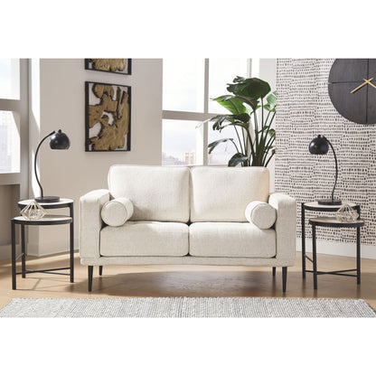 Caladeron Loveseat - White