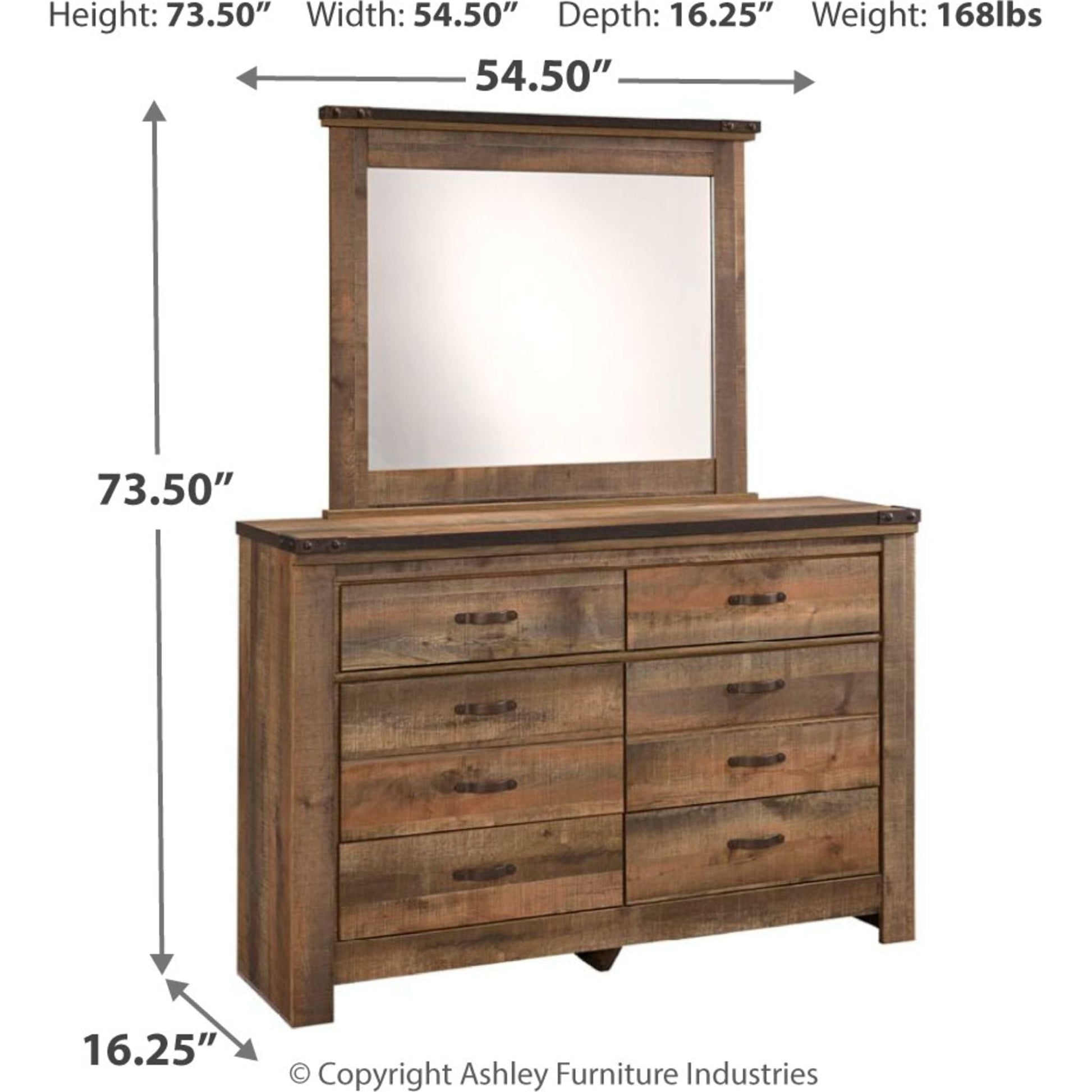 Trinell 5 Piece Bedroom - Brown