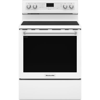 KitchenAid True Convection Range (YKFEG500EWH) - White