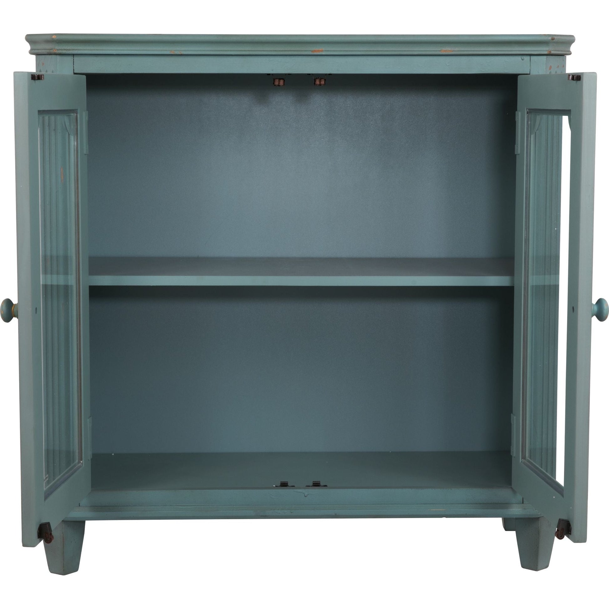 Mirimyn Antiq Small Accent Table - Teal