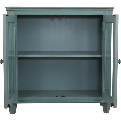 Mirimyn Antiq Small Accent Table - Teal