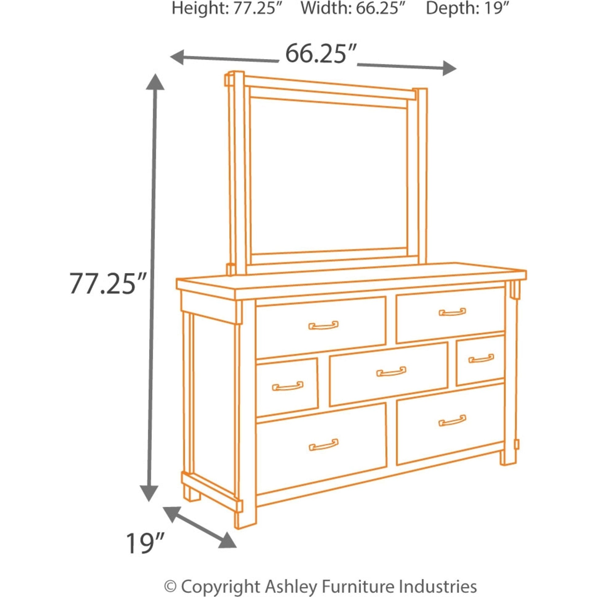 Lakeleigh 5 Piece Bedroom Package - Brown