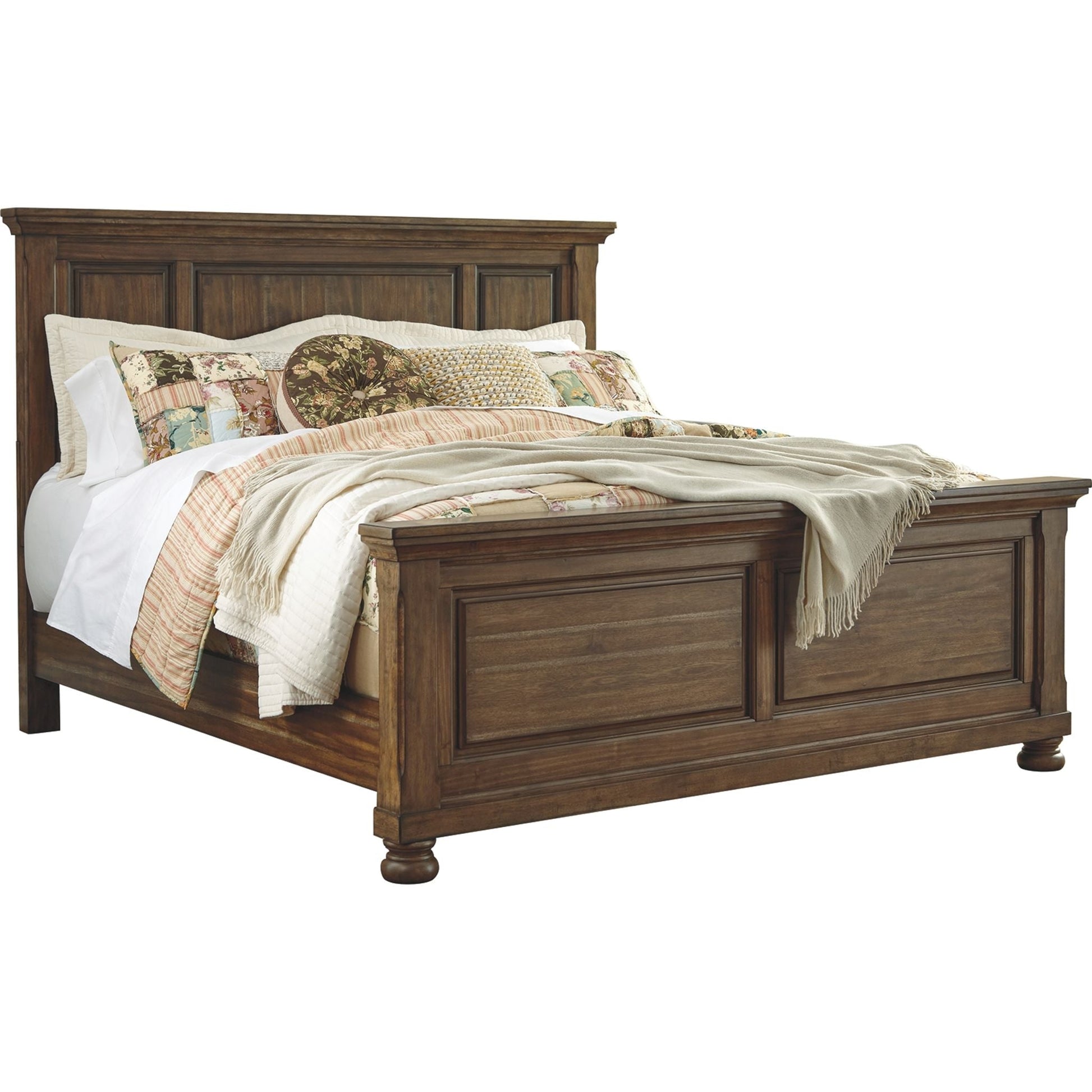 Baymore 5 Piece Bedroom Package - Medium Brown
