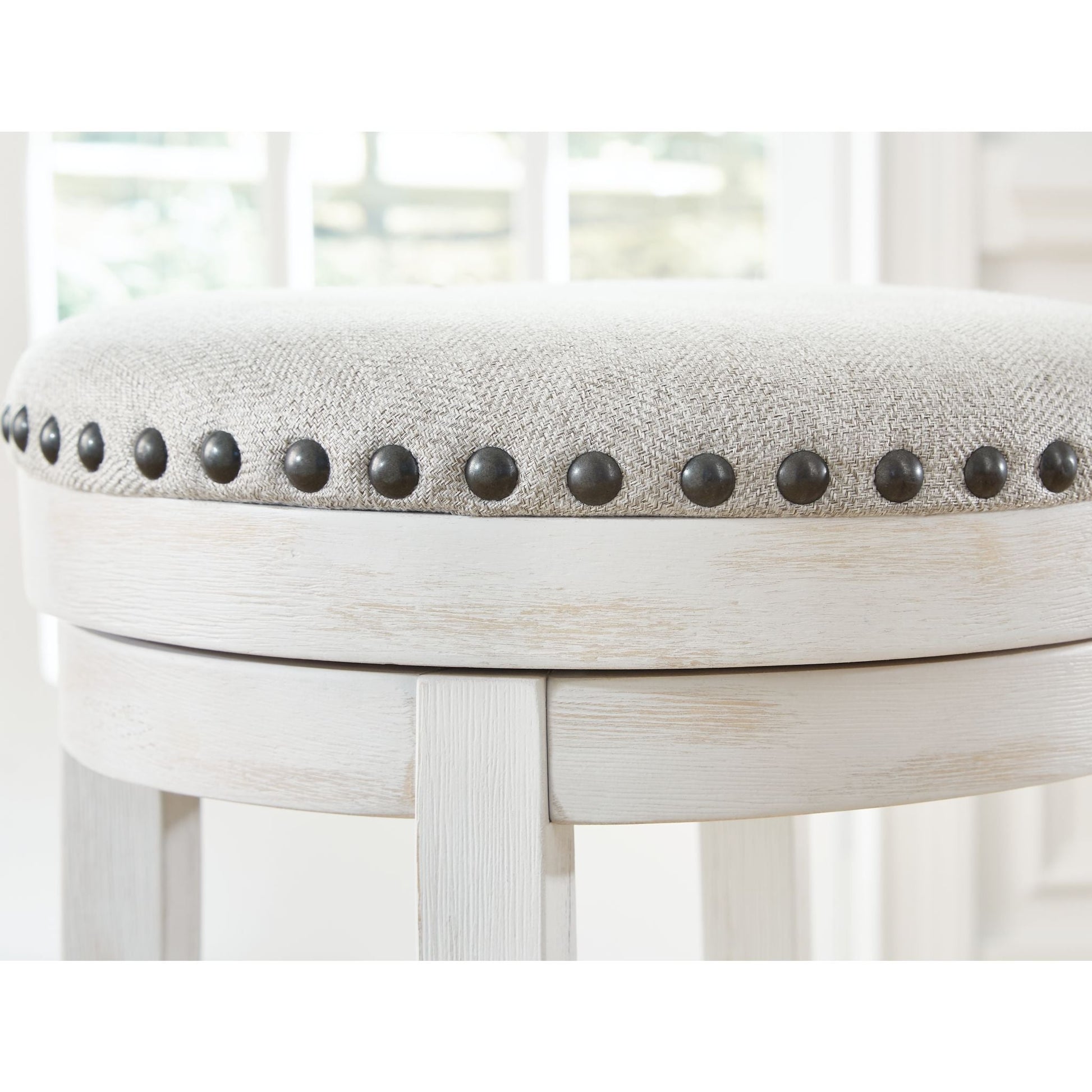 Valebeck Bar Stool - White/Black - (D546-324)