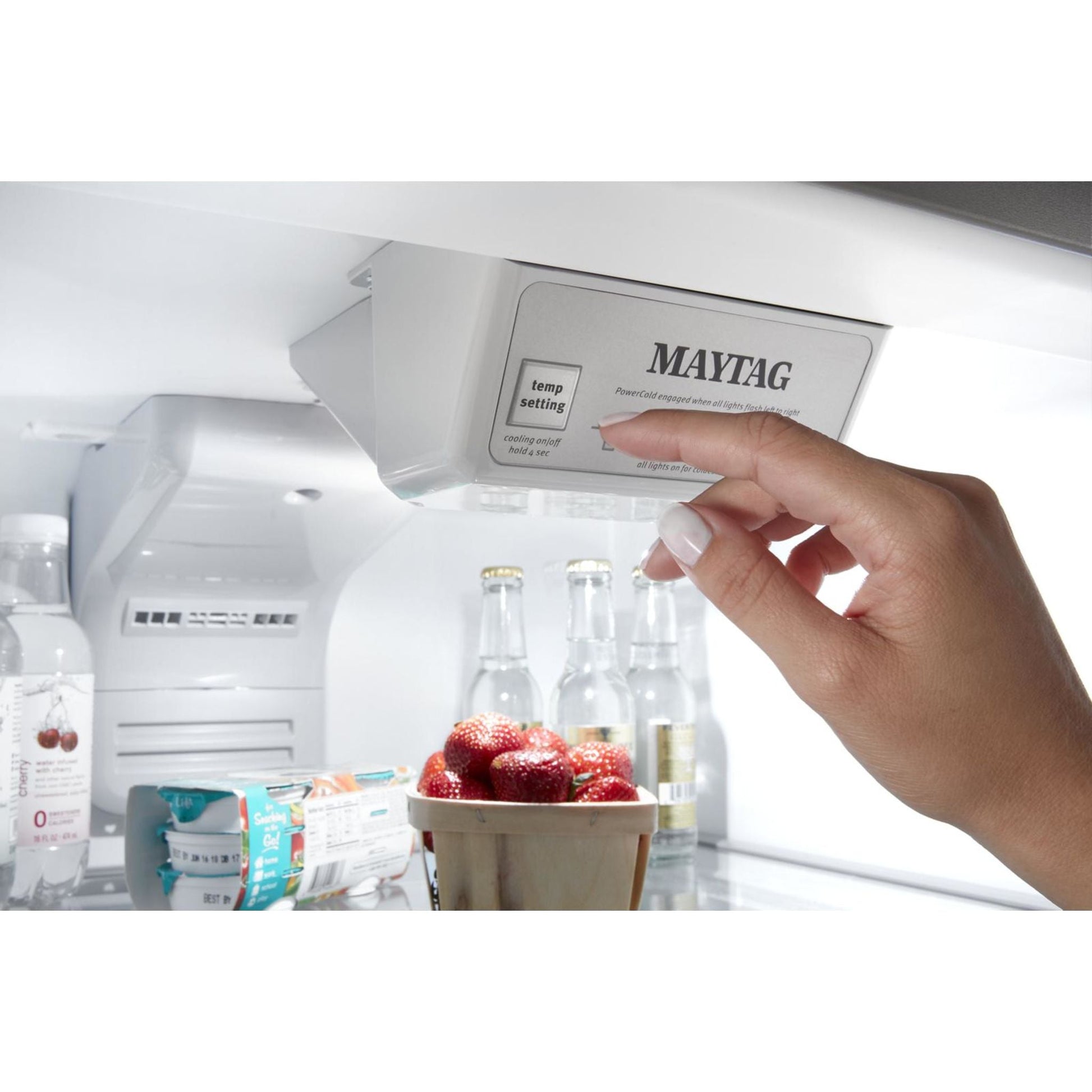 Maytag Top Mount Fridge (MRT118FFFE) - Black