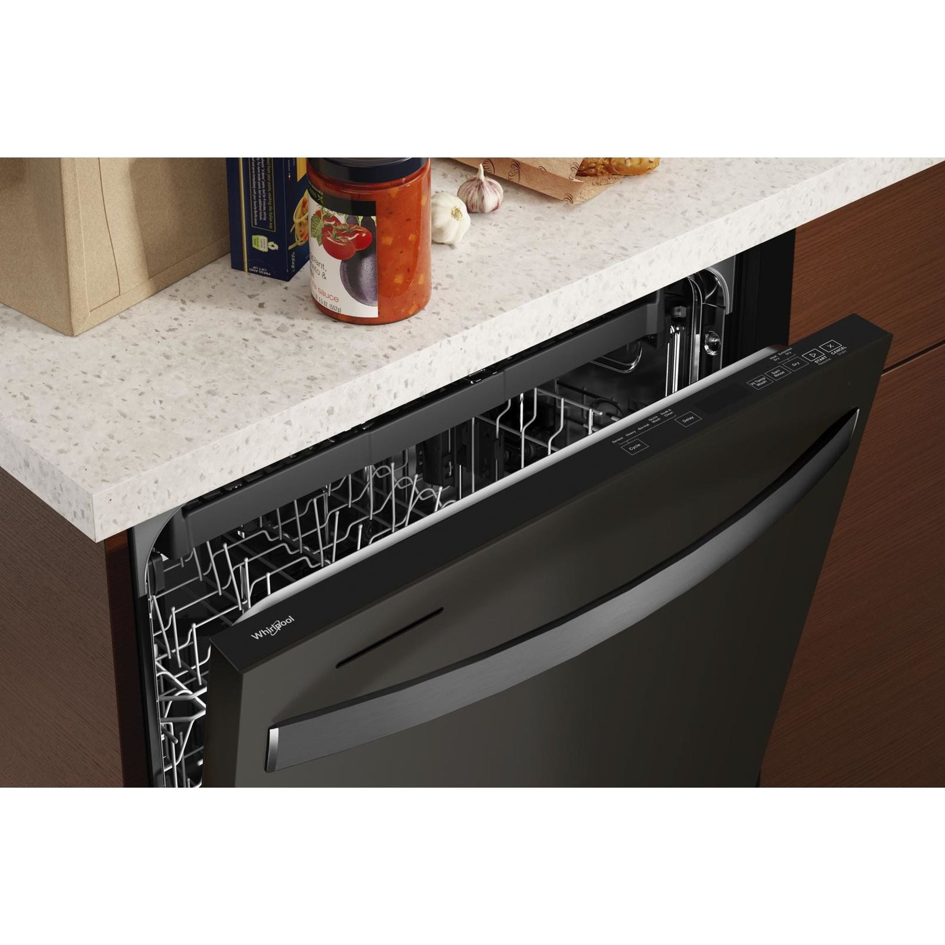 Whirlpool Dishwasher Stainless Steel Tub (WDT750SAKV) - Black Stainless