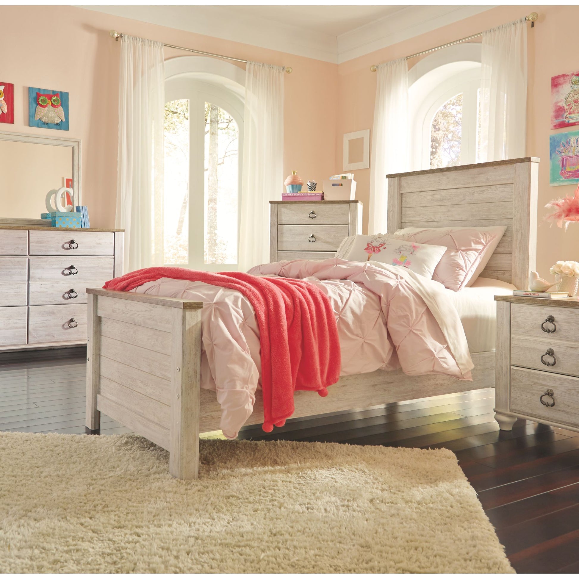 Willowton 3 Piece Panel Bed