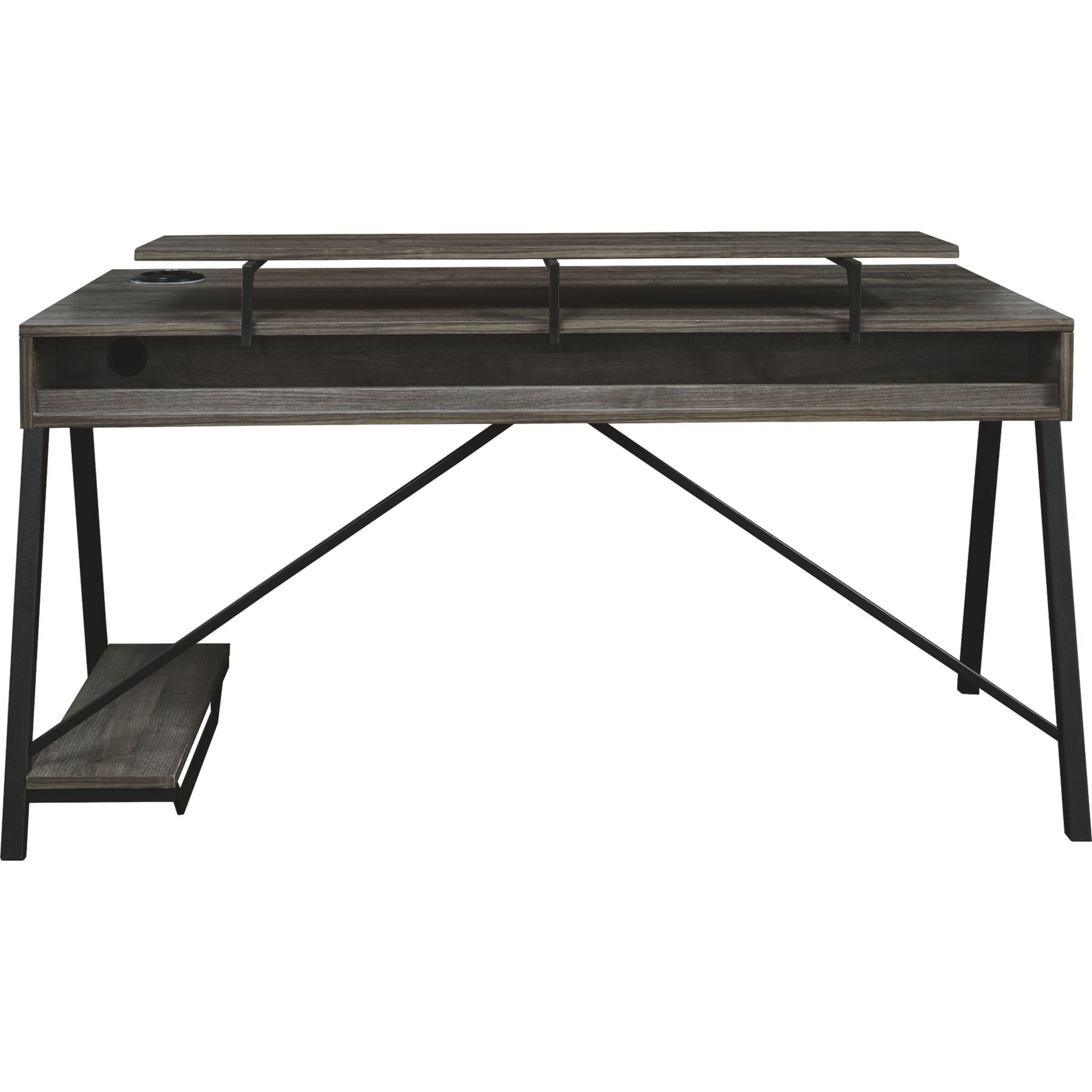 Barolli Gaming Desk - Gunmetal