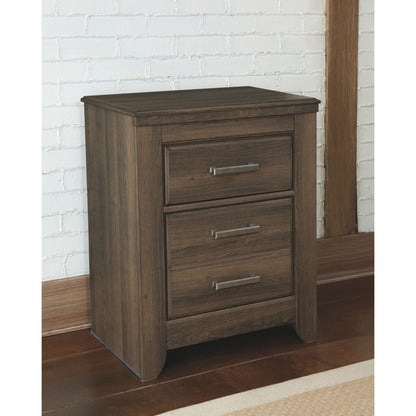 Juararo 6 Piece Queen Poster Bedroom - Dark Brown