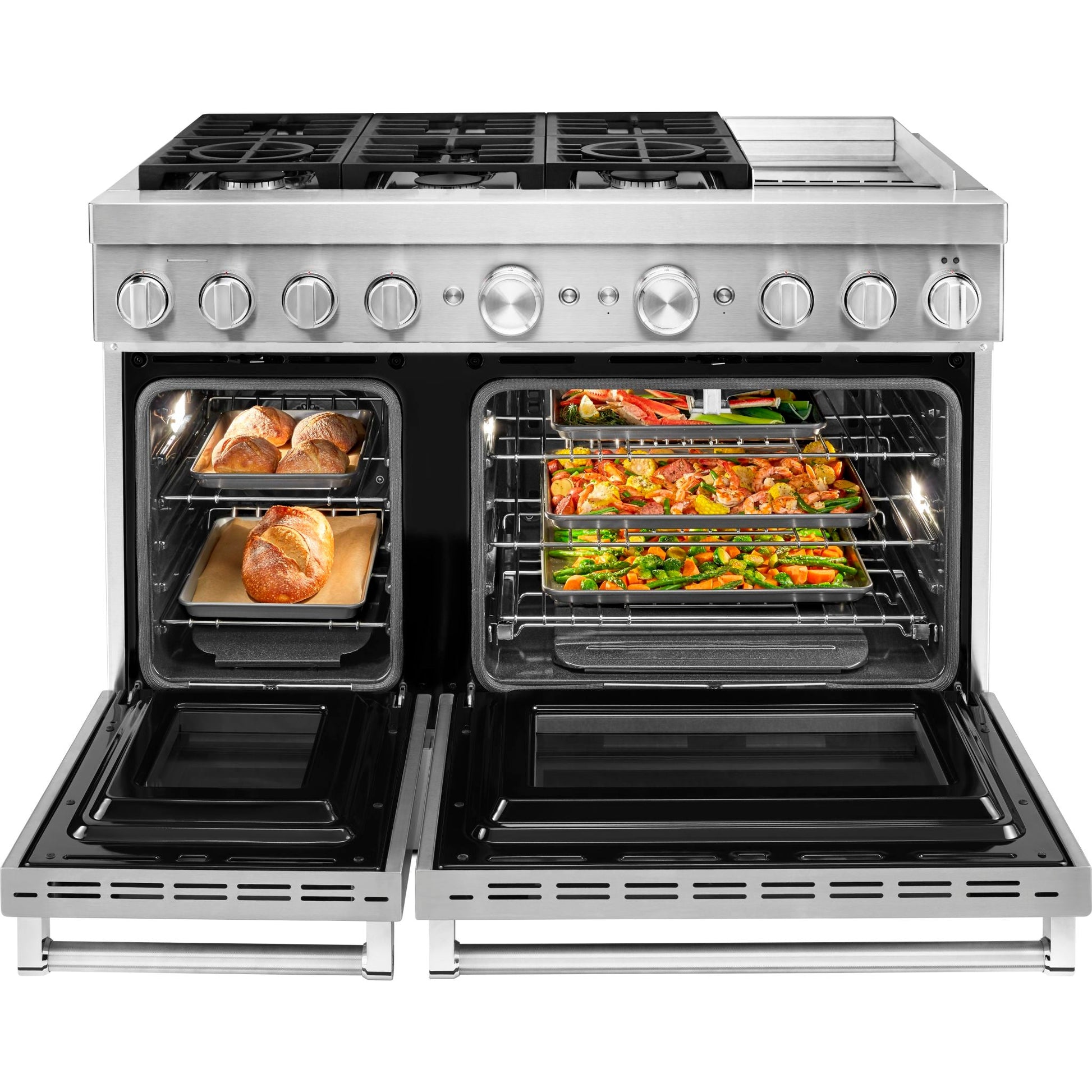 KitchenAid Dual Fuel Range (KFDC558JSS) - Stainless Steel