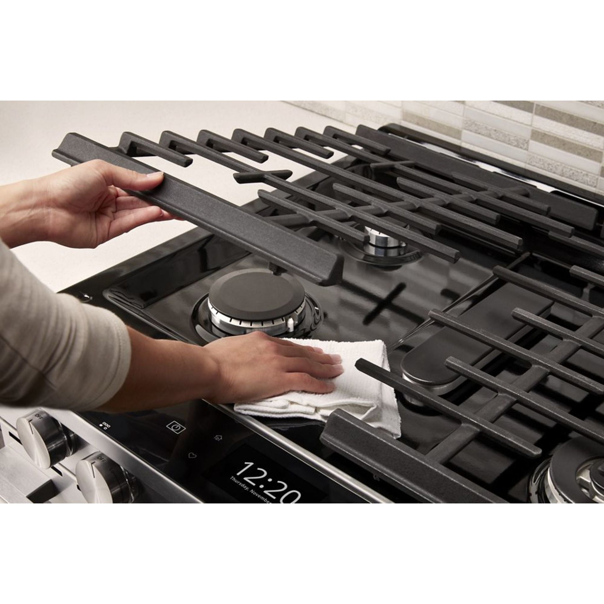 Whirlpool Gas Range (WEG750H0HV) - Black Stainless