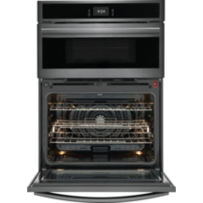 Frigidaire Gallery 30" Microwave/Wall Oven (GCWM3067AD) - Black Stainless, SmudgeProof