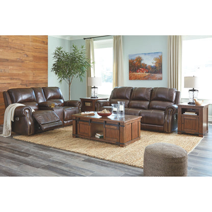Buncrana Power Reclining Sofa - Chocolate
