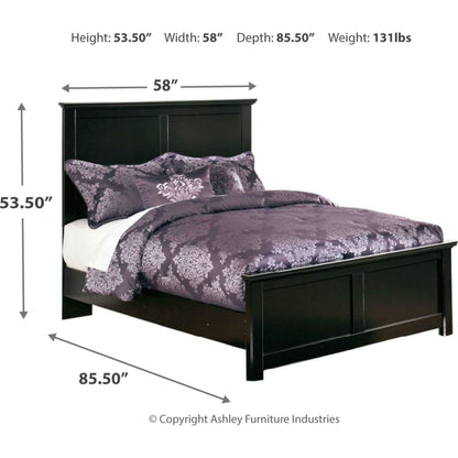 Maribel 5 Piece Twin Bedroom - Black