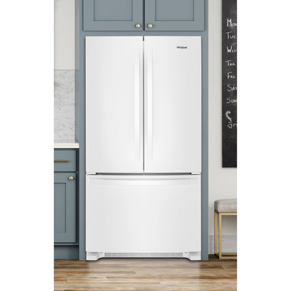 Whirlpool French Door Fridge (WRF535SWHW) - White