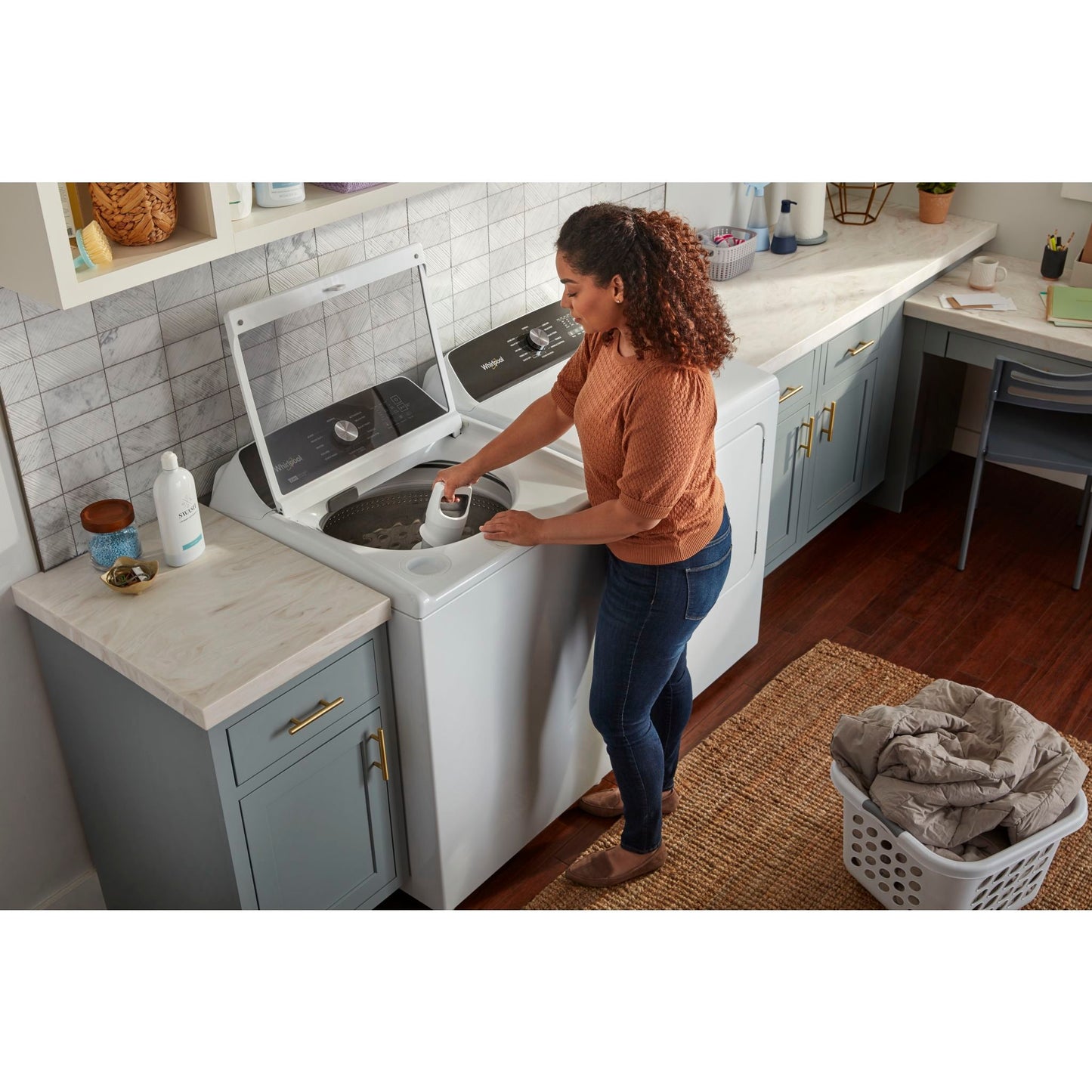Whirlpool Top Load Pair (1554146K) - White