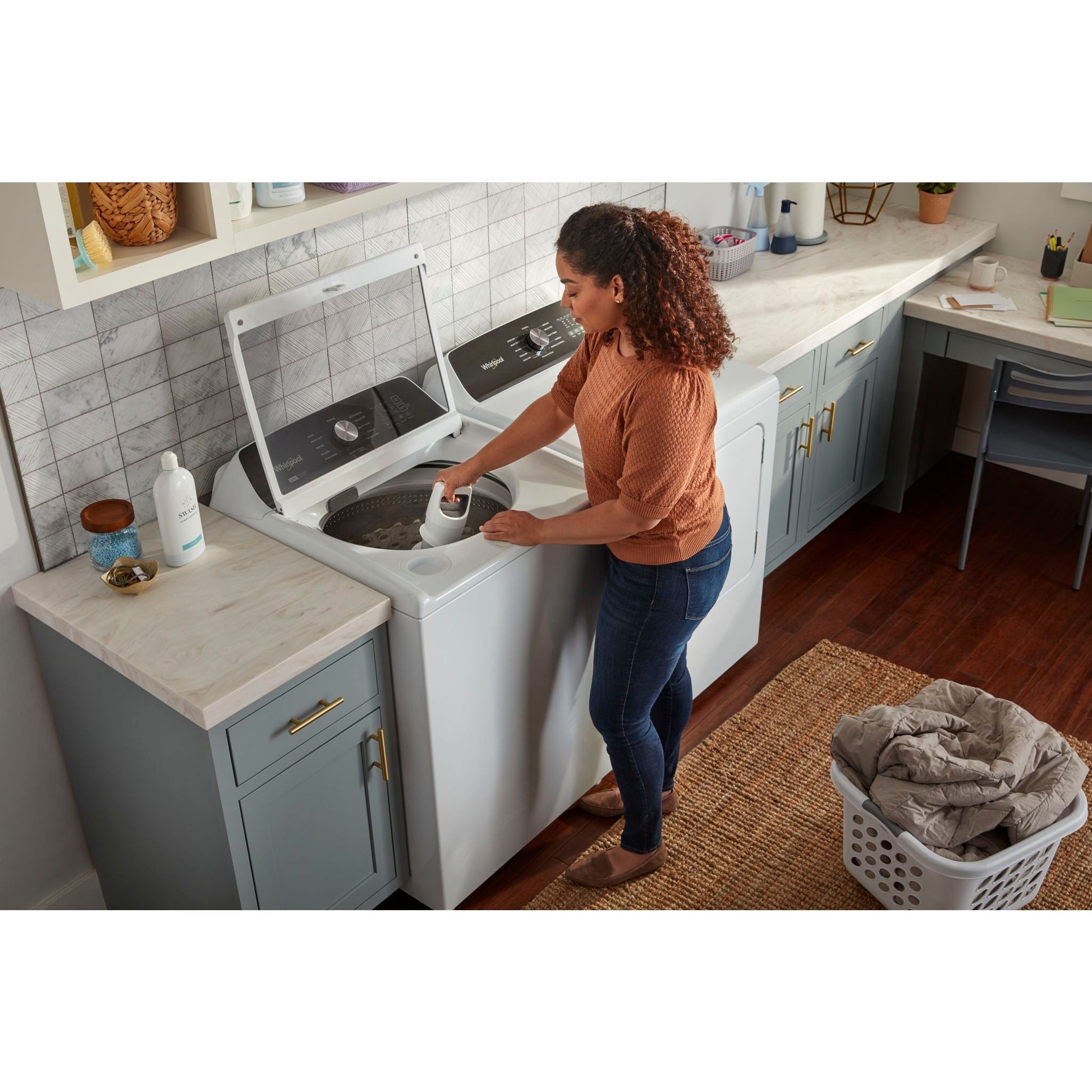 Whirlpool Top Load Pair (1554146K) - White