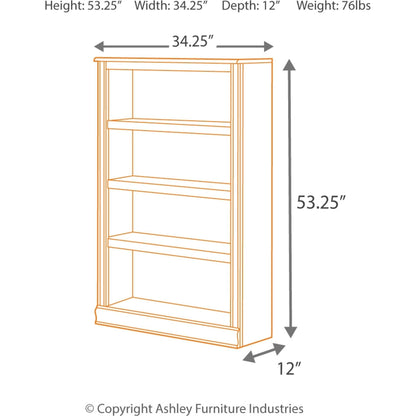 Hamlyn Medium Bookcase - Medium Brown