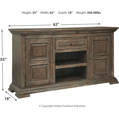 Wyndahl Server - Rustic Brown - (D813-60)