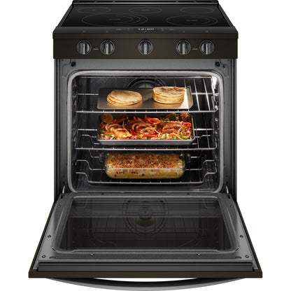 Whirlpool Front Control Range (YWEE750H0HV) - Black Stainless