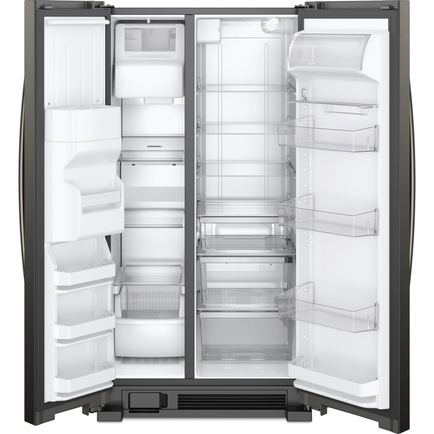 Whirlpool Side x Side Fridge (WRS325SDHV) - Black Stainless
