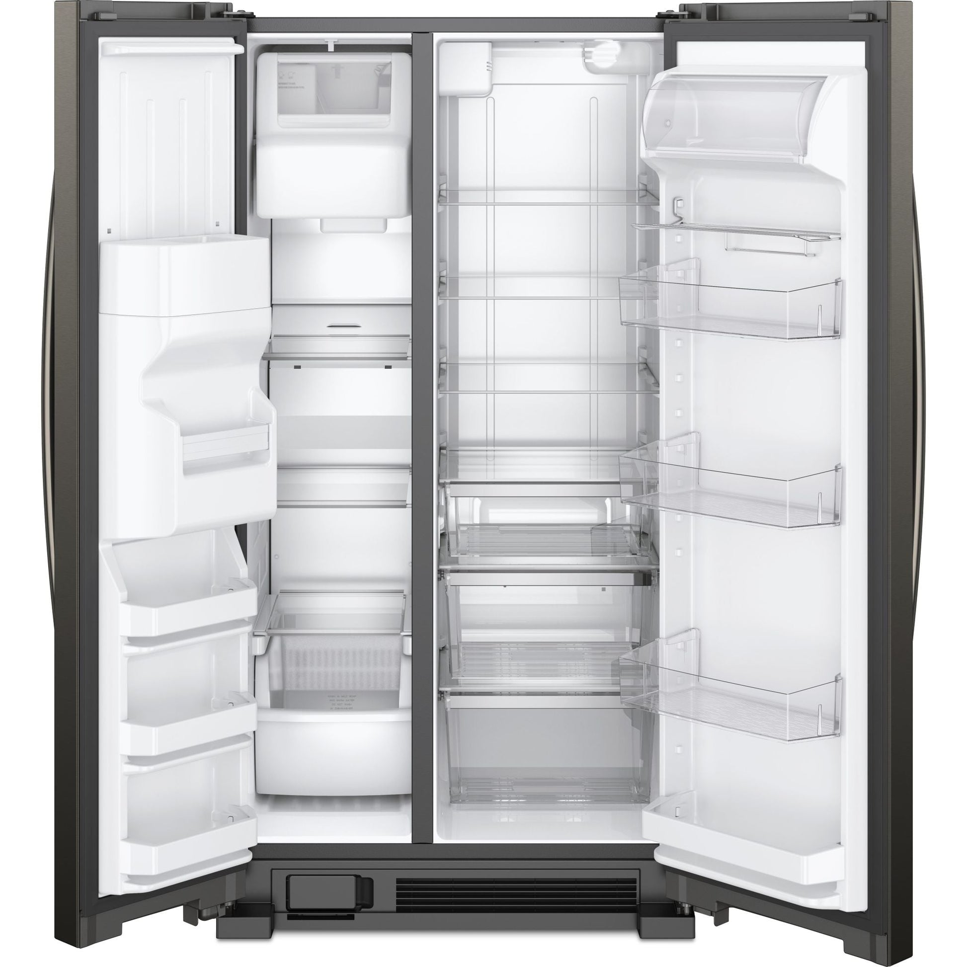 Whirlpool Side x Side Fridge (WRS325SDHV) - Black Stainless