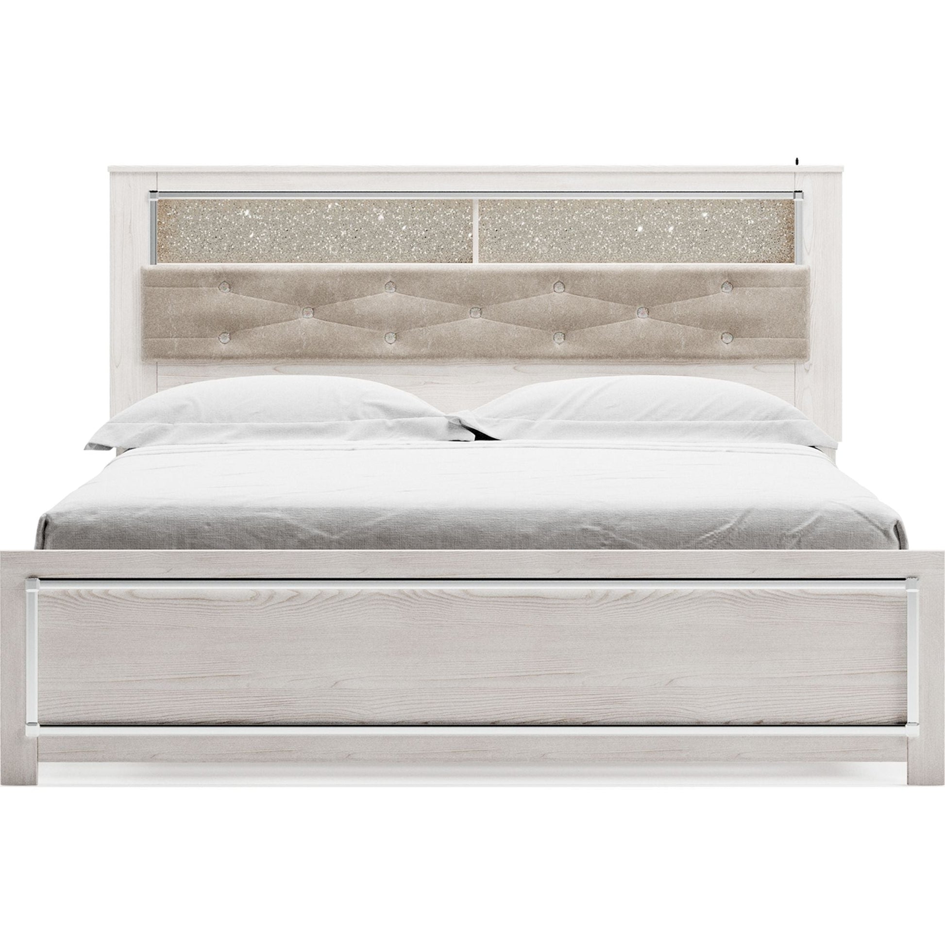 Oliah 3 Piece King Bed - White