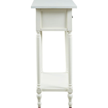 Juinville Accent Table - White