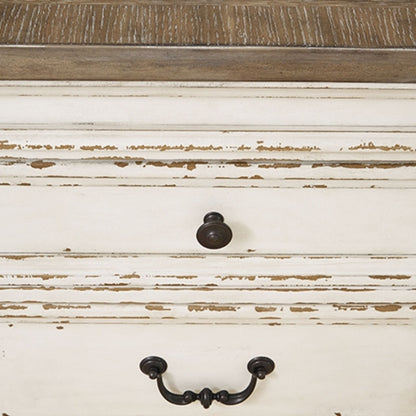 Realyn 9 Piece Dining Room - Chipped White - (PKG002227)