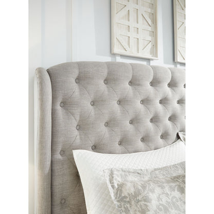 Jerary Queen Bed - Gray