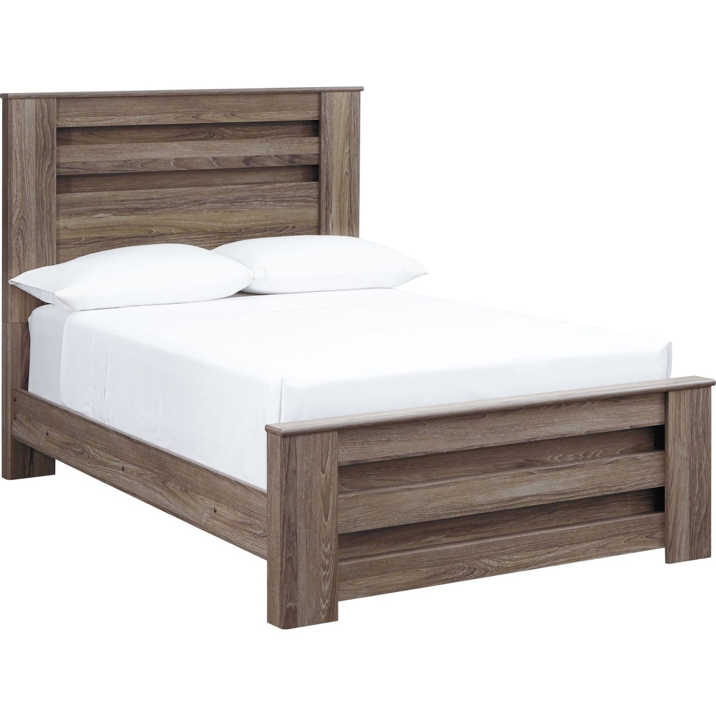 Zelen 5 Piece Full Bedroom - Warm Gray