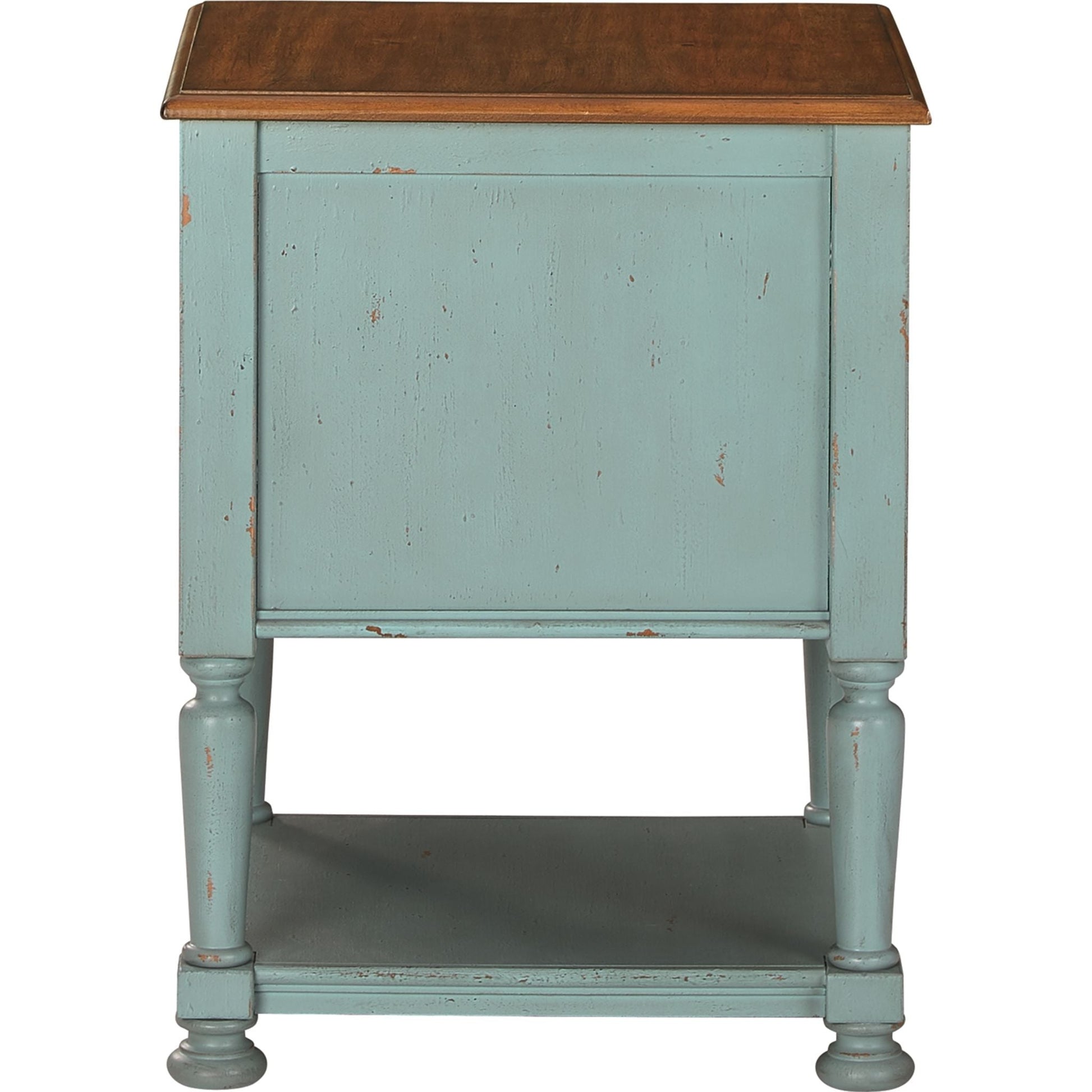 Mirimyn Accent Cabinet - Teal/Brown