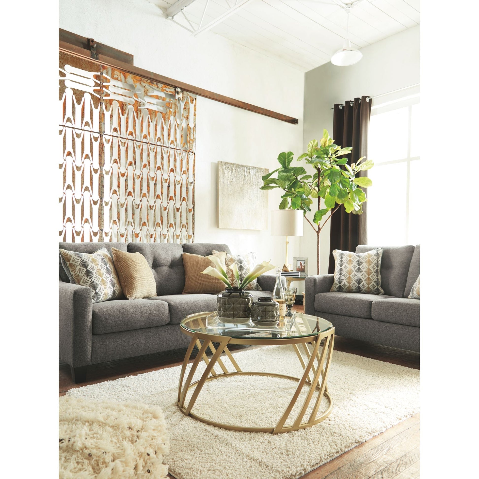 Daylon Loveseat - Graphite