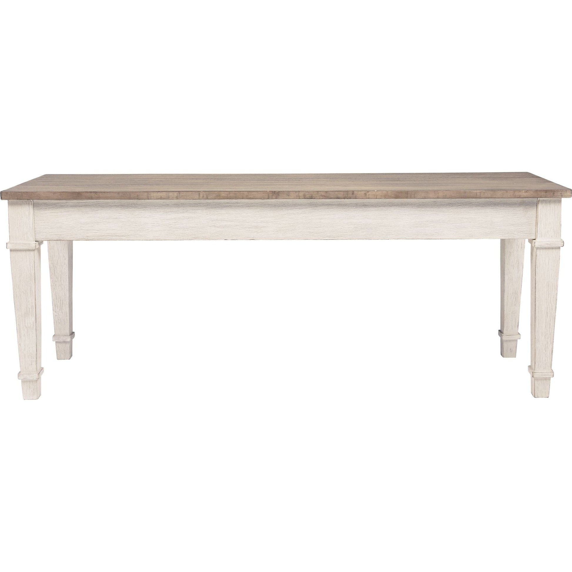 Skempton Bench - White/Light Brown - (D394-00)