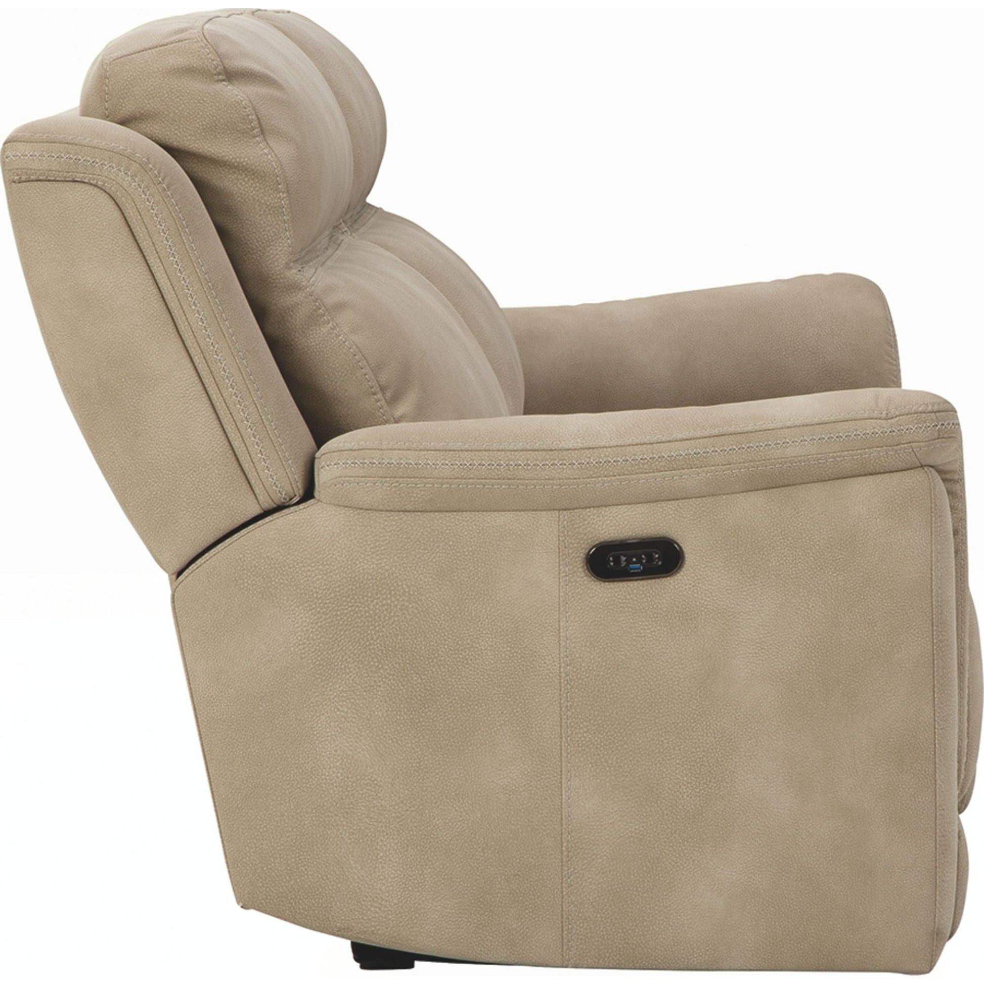 Next Power Reclining Sofa - Sand