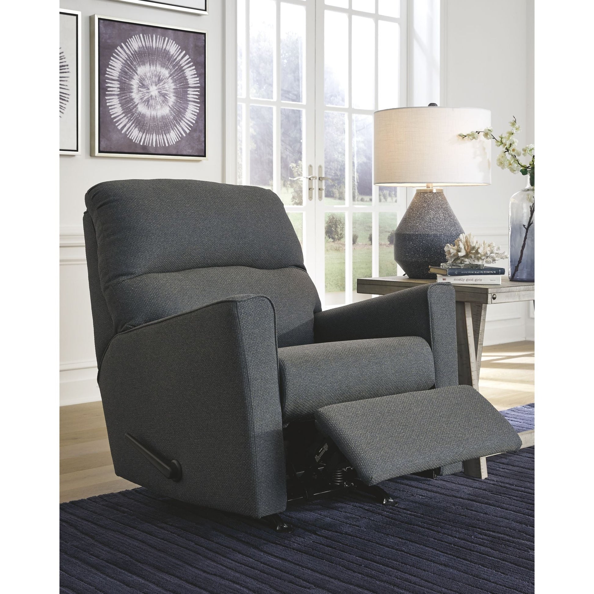 Kiessel Rocker Recliner - Steel