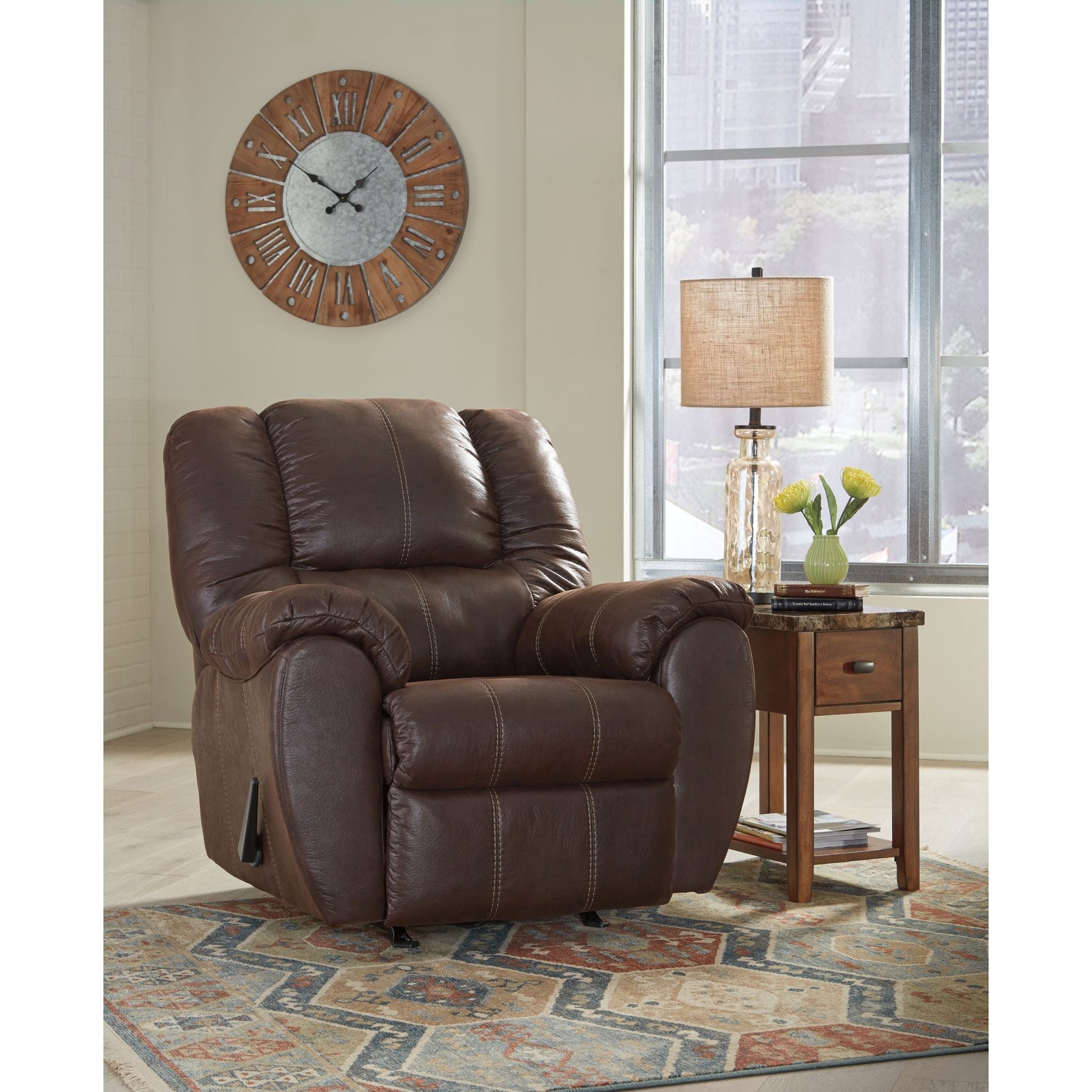 McGann Rocker Recliner - Walnut