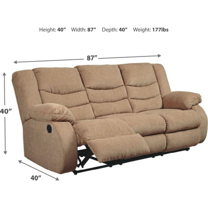 Tulen Reclining Sofa - Grey