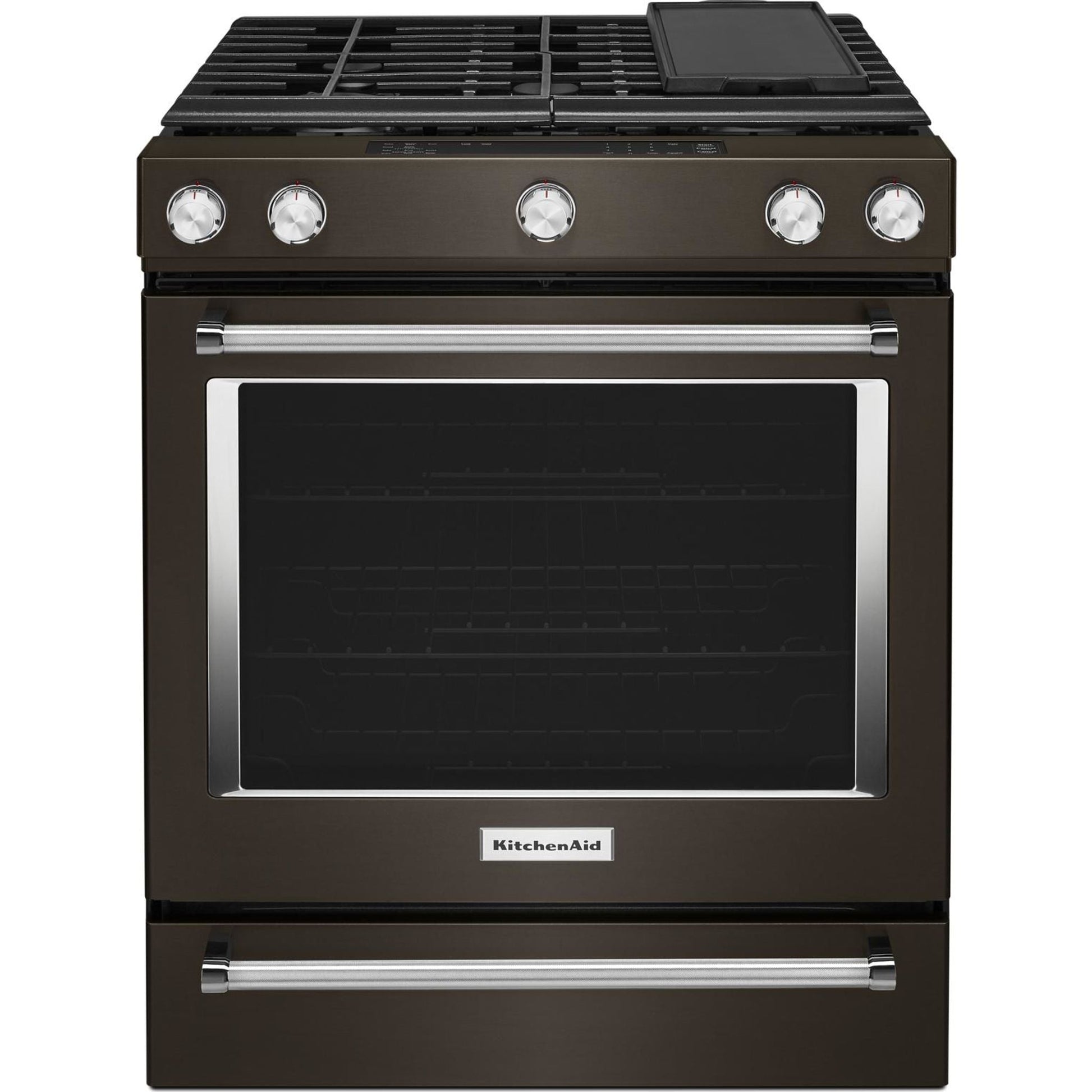KitchenAid Gas Range (KSGG700EBS) - Black Stainless Steel