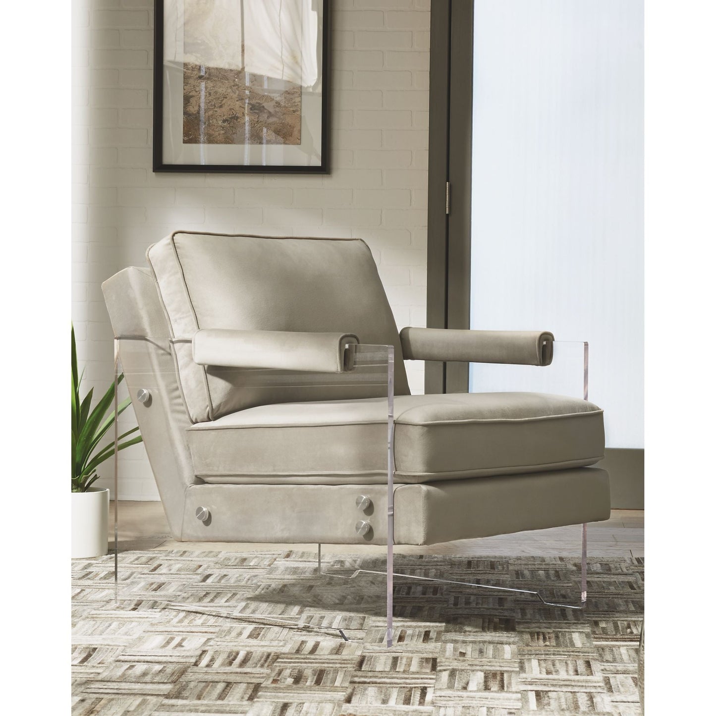 Avonley Accent Chair - Taupe