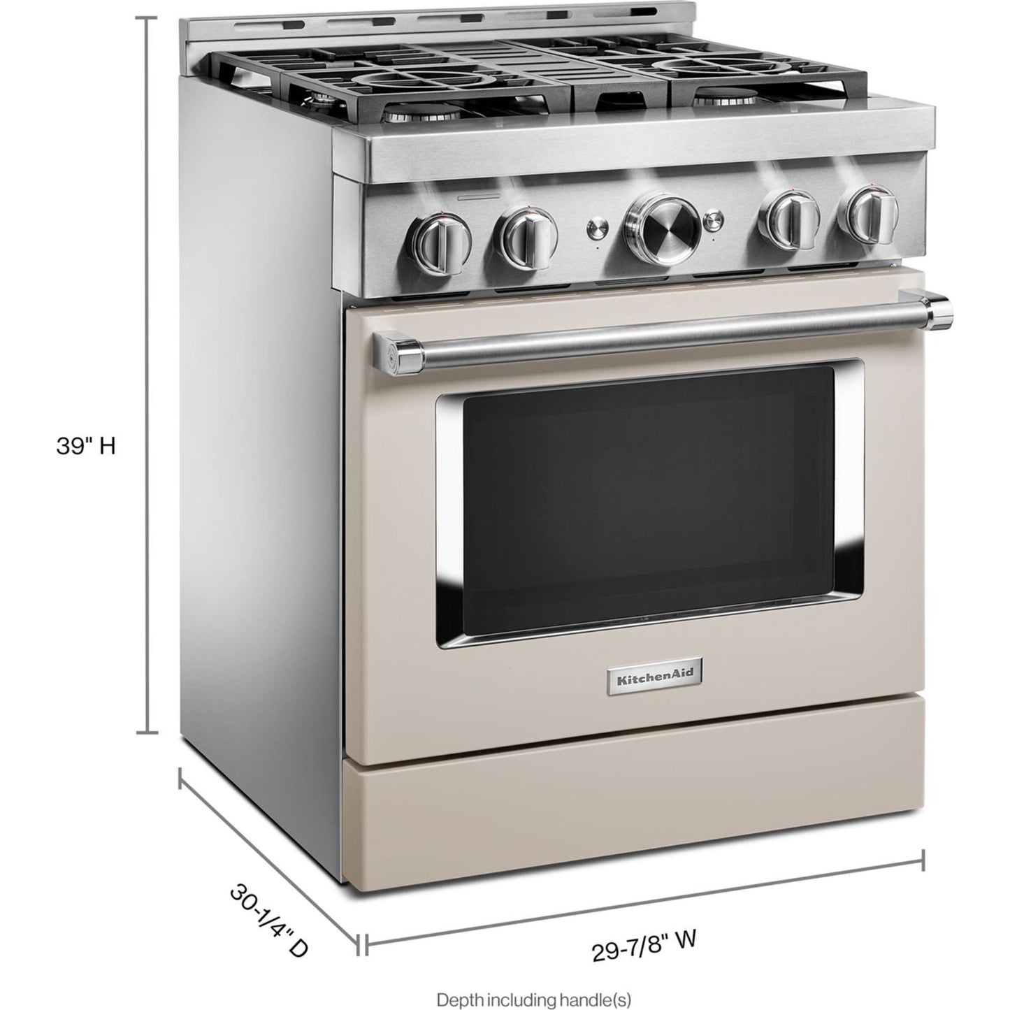KitchenAid Gas Range (KFGC500JMH) - Milkshake