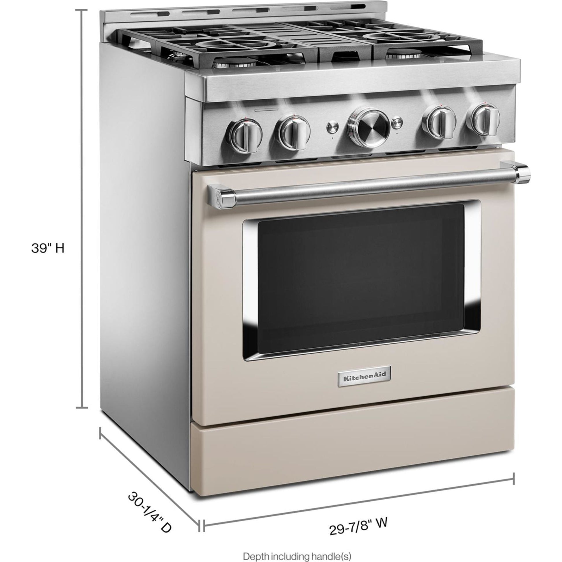 KitchenAid Gas Range (KFGC500JMH) - Milkshake
