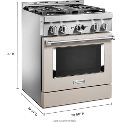 KitchenAid Gas Range (KFGC500JMH) - Milkshake