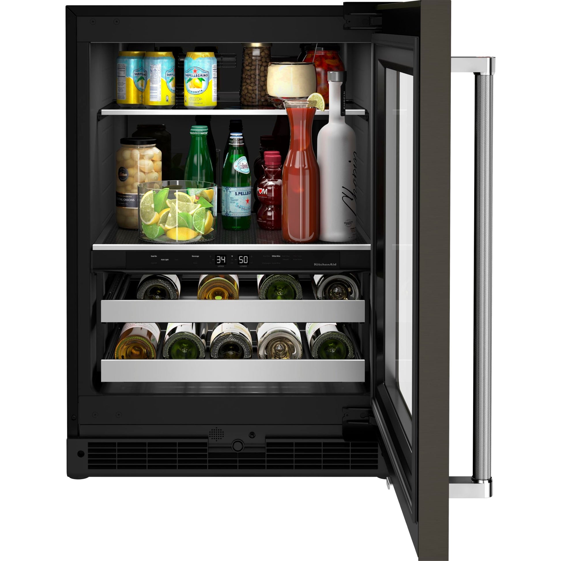 KitchenAid Beverage Cooler (KUBR314KBS) - Black Stainless