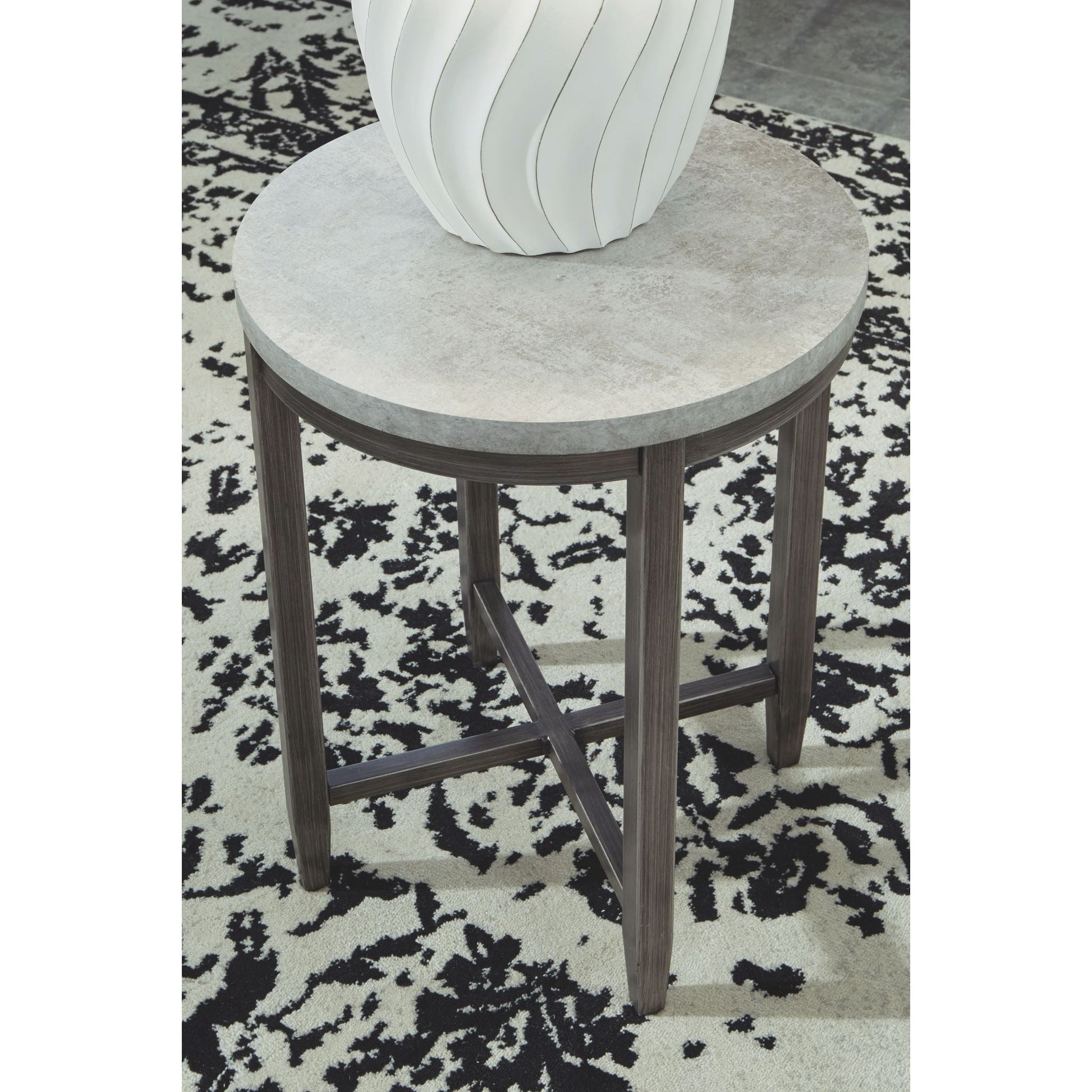 Shybourne End Table - Light Gray