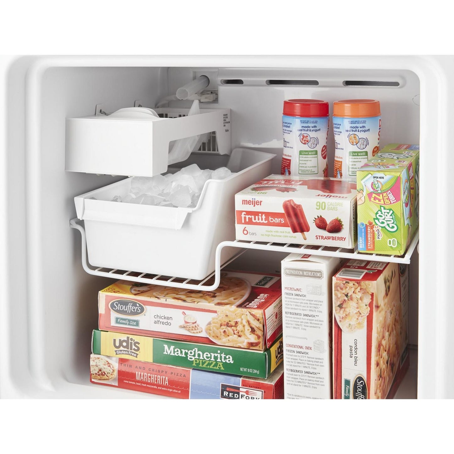 Whirlpool Top Mount Fridge (WRT312CZJZ) - Stainless Steel