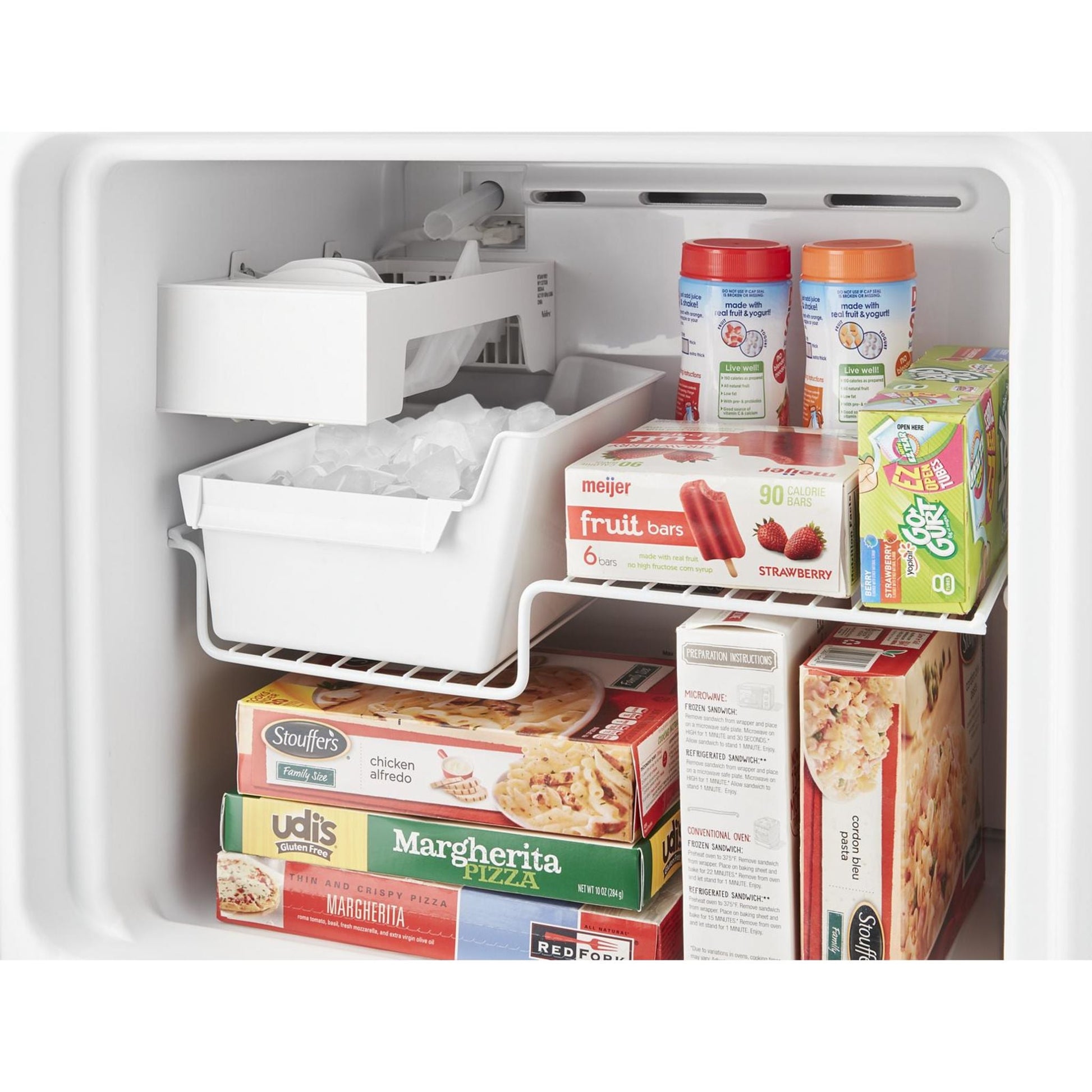 Whirlpool Top Mount Fridge (WRT312CZJZ) - Stainless Steel