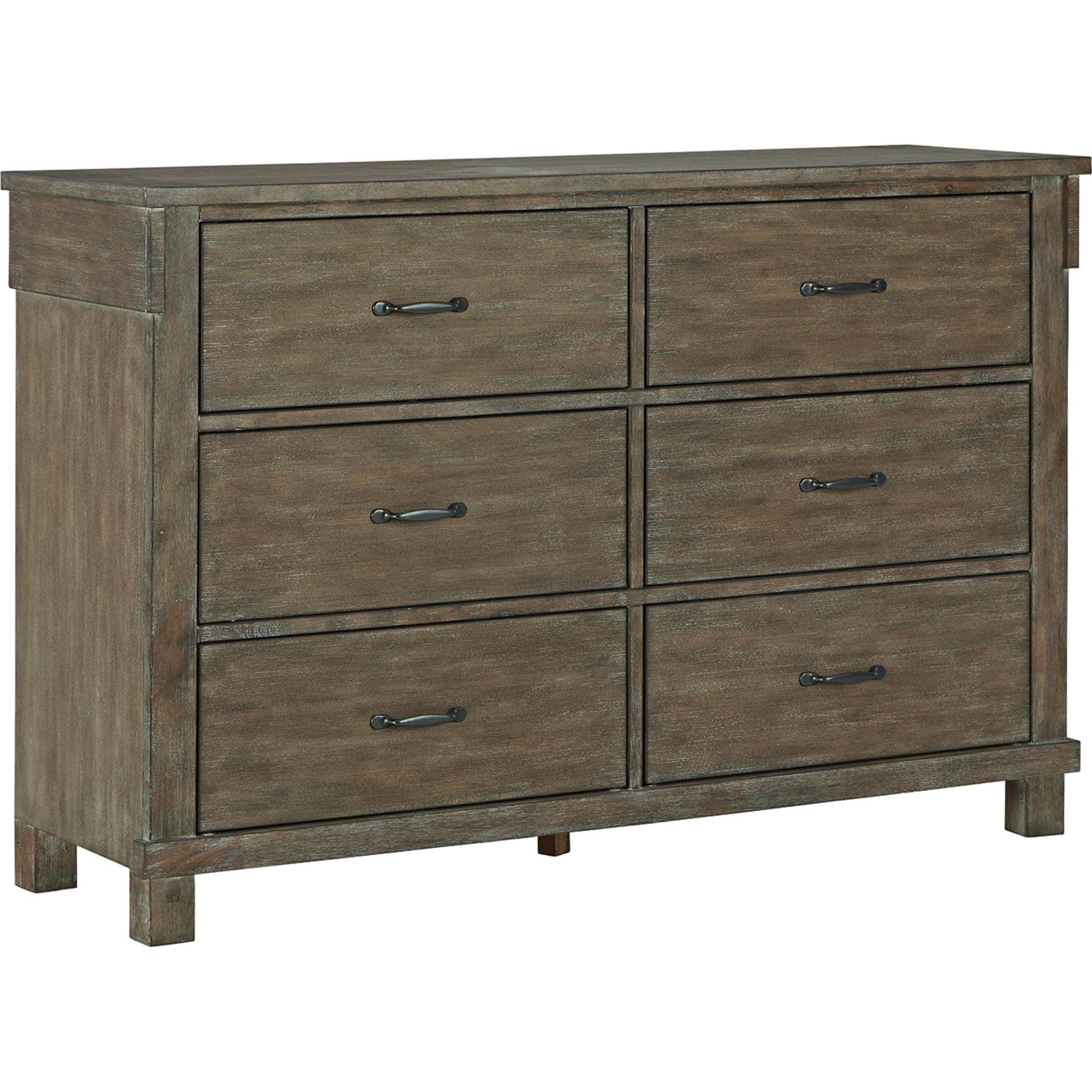 Shamryn Dresser and Mirror - Grayish Brown